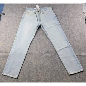 Todd Snyder Slim Fit Upcycle Patched Selvedge Jeans size 32x30 Light Blue
